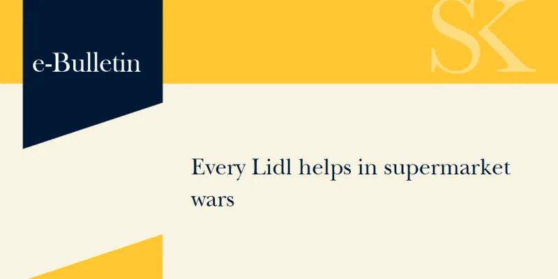 Every Lidl helps in supermarket wars